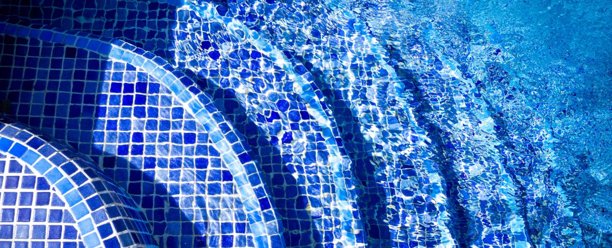 Bright and Colorful Pool Tiles